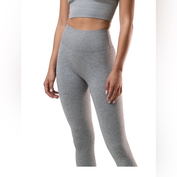 Balance Athletica Ribbed Grey Size small leggings - Picture 2 of 5